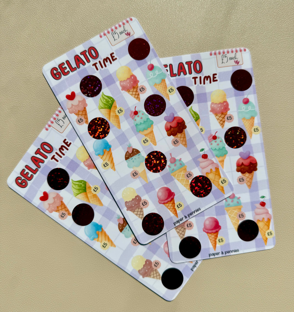 Gelato time saver