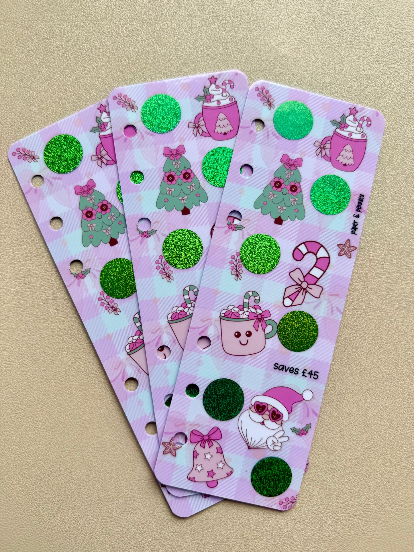 Pink Christmas skinny