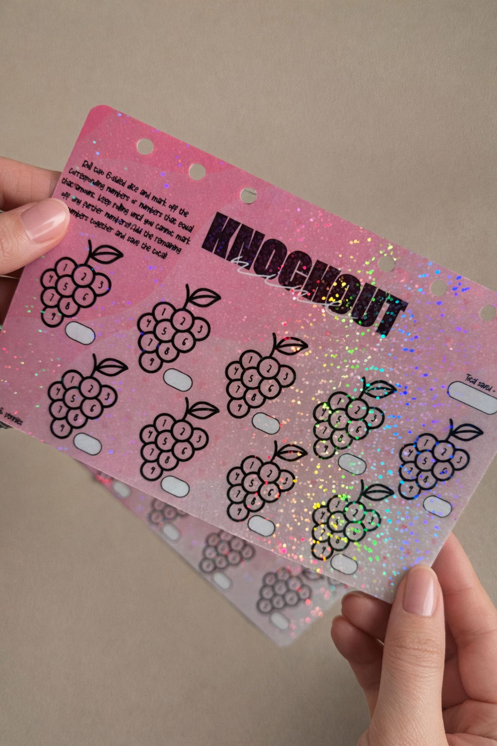 Knockout Nine Grapes Edition | Sparkle holographic