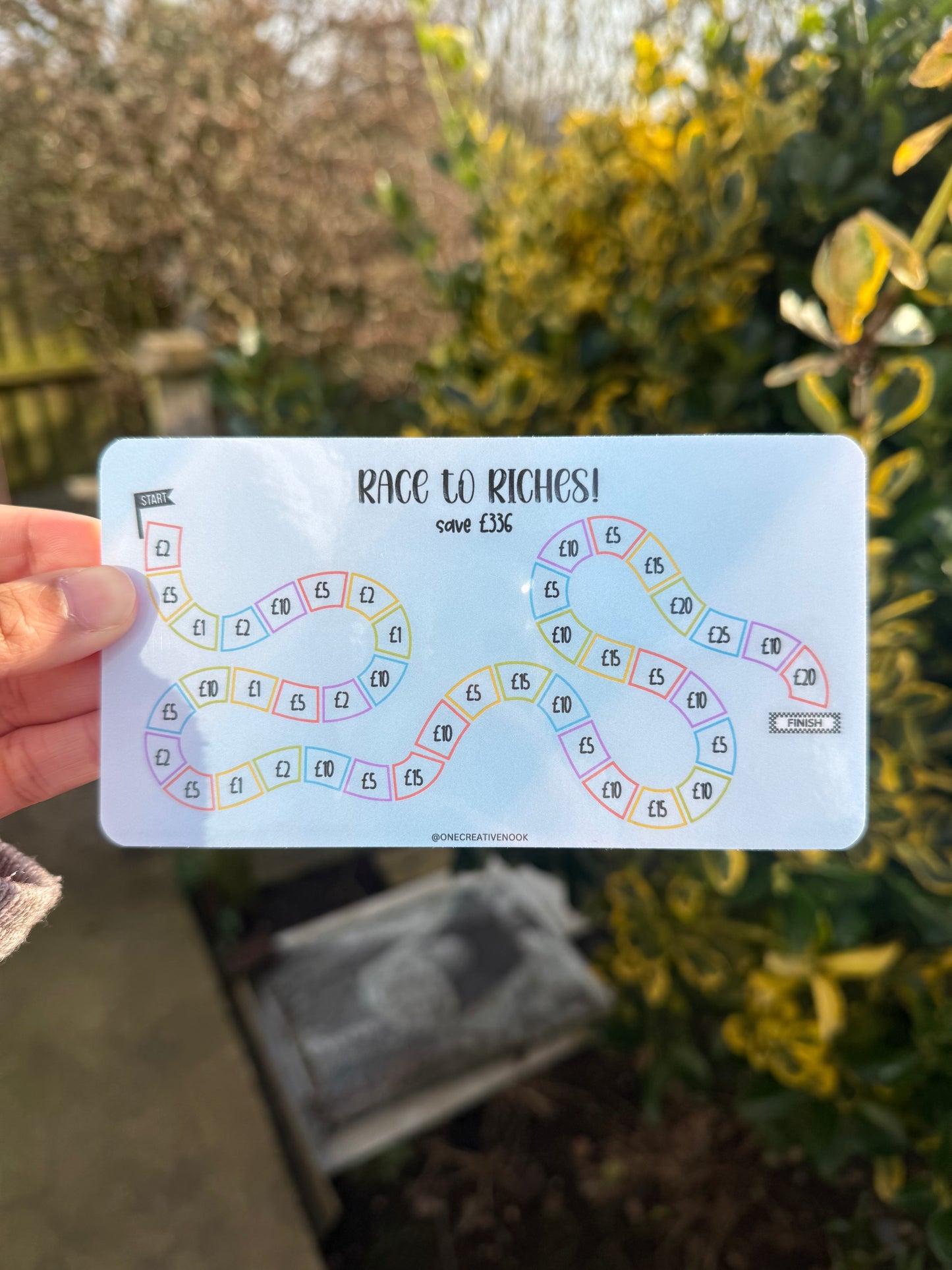 Race to riches saving challenge