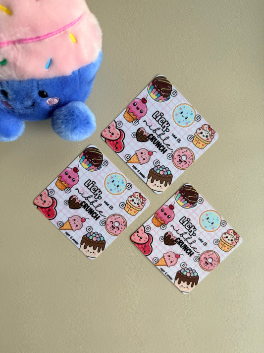 Lick, nibble, crunch mini