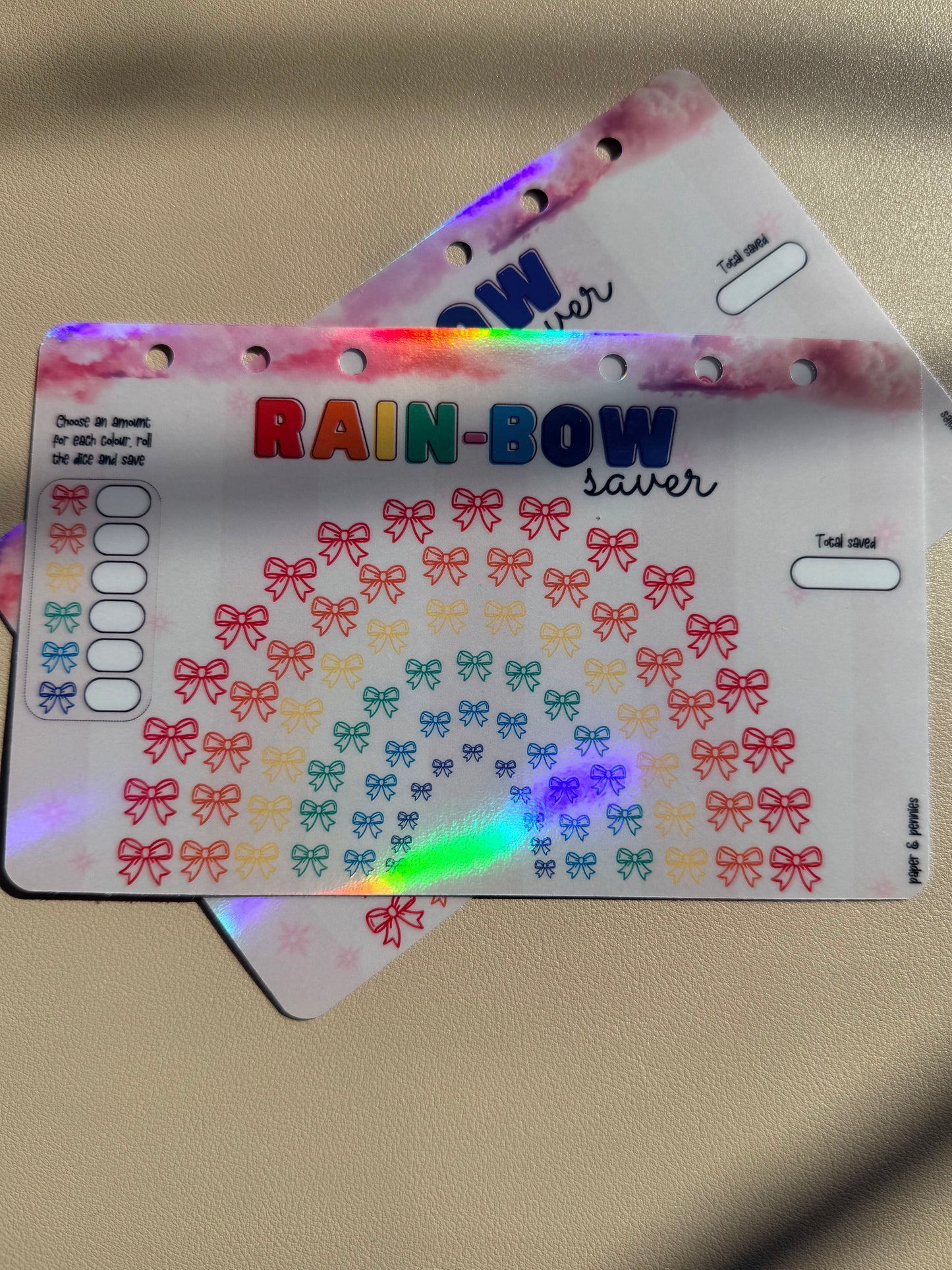 Rainbow Saver Dashboard