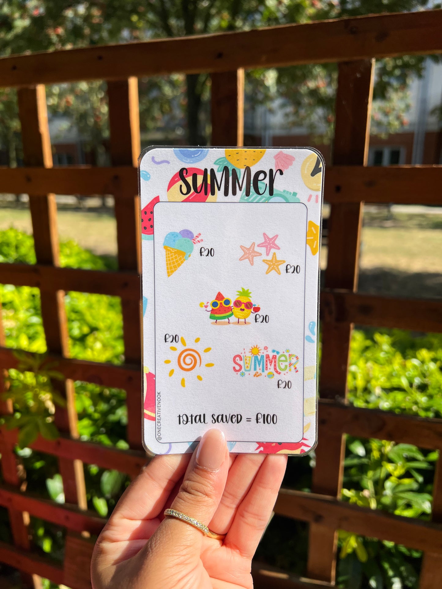 Seasonal saving trackers