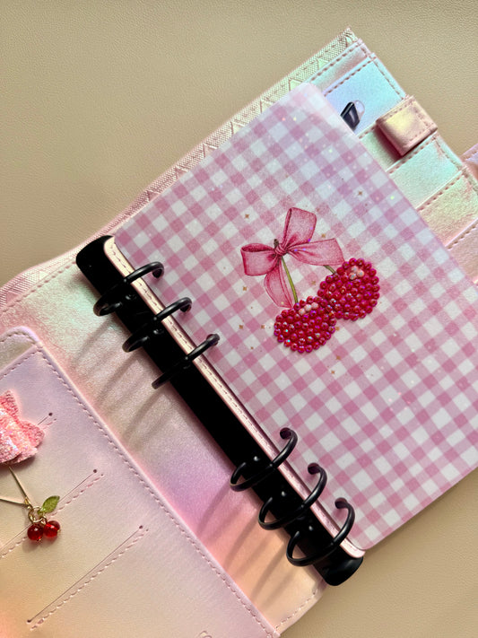 Cherry bedazzled decorative cover dashboard