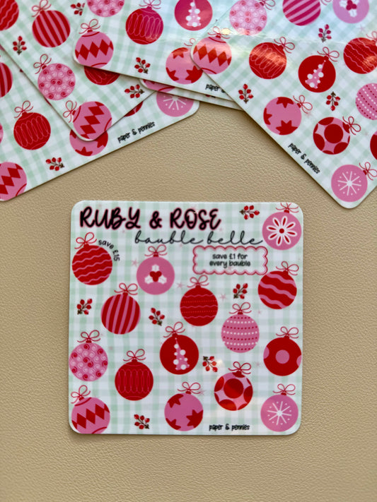 Ruby & Rose bauble belle mini