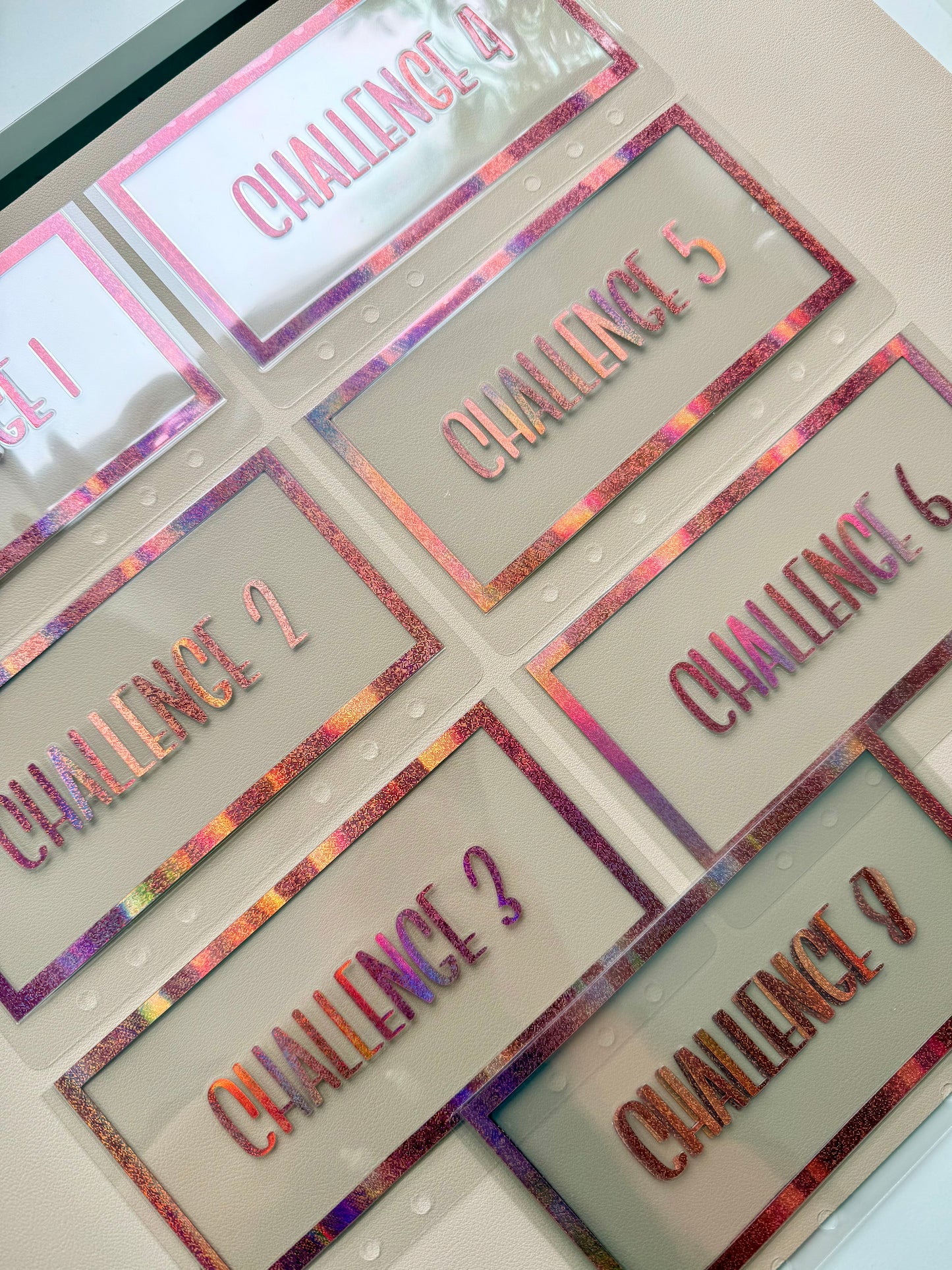 Clear cash envelopes