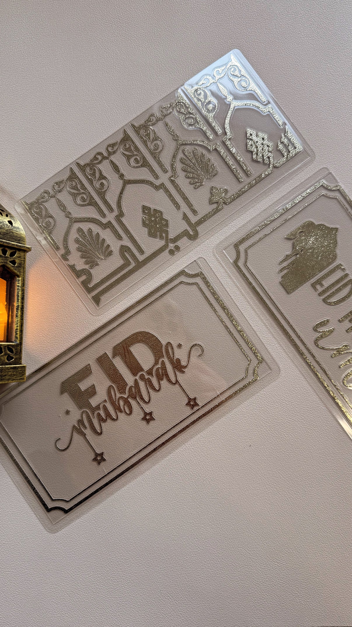 Eid gift clear cash envelopes