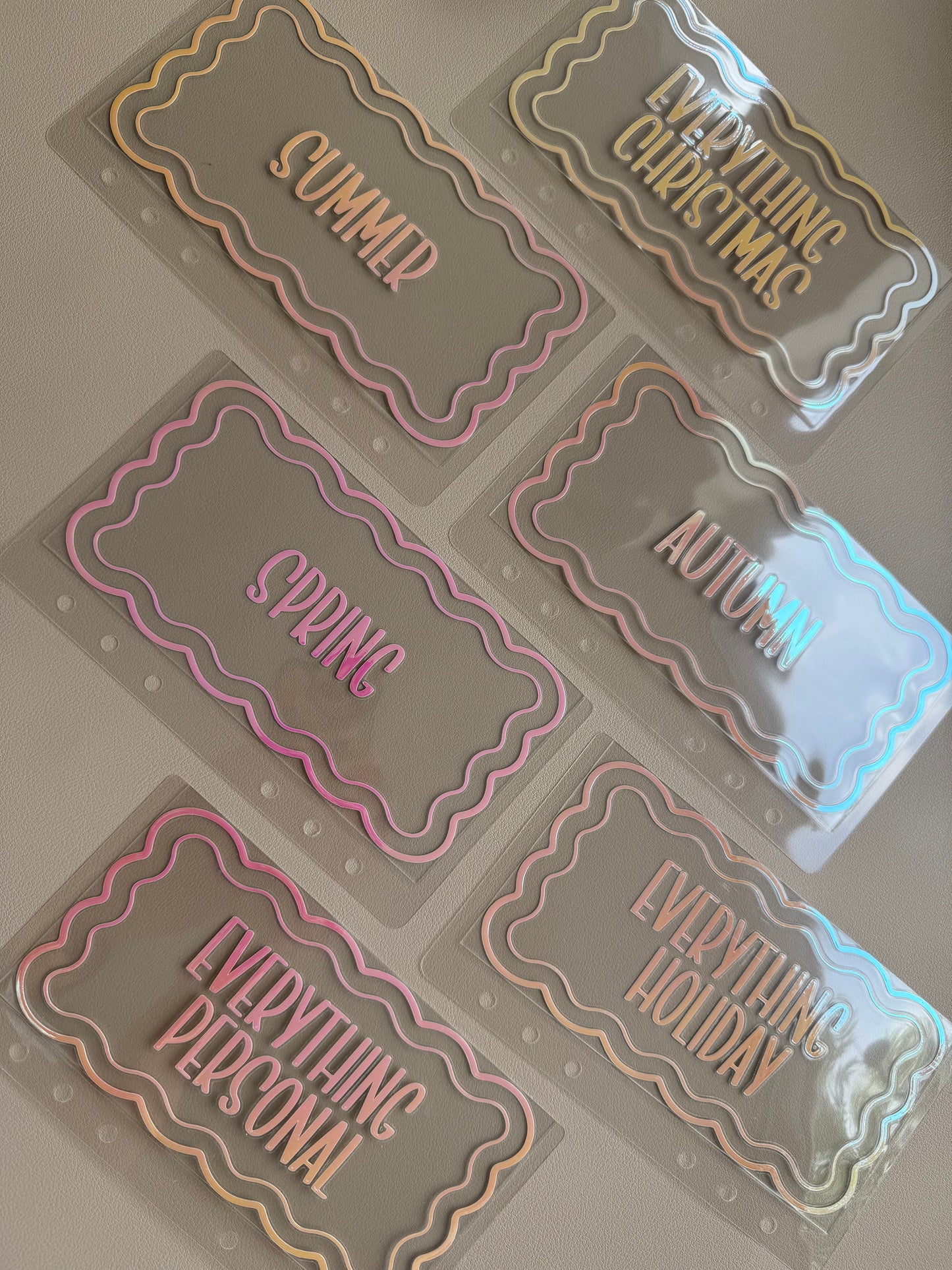 Clear cash envelopes