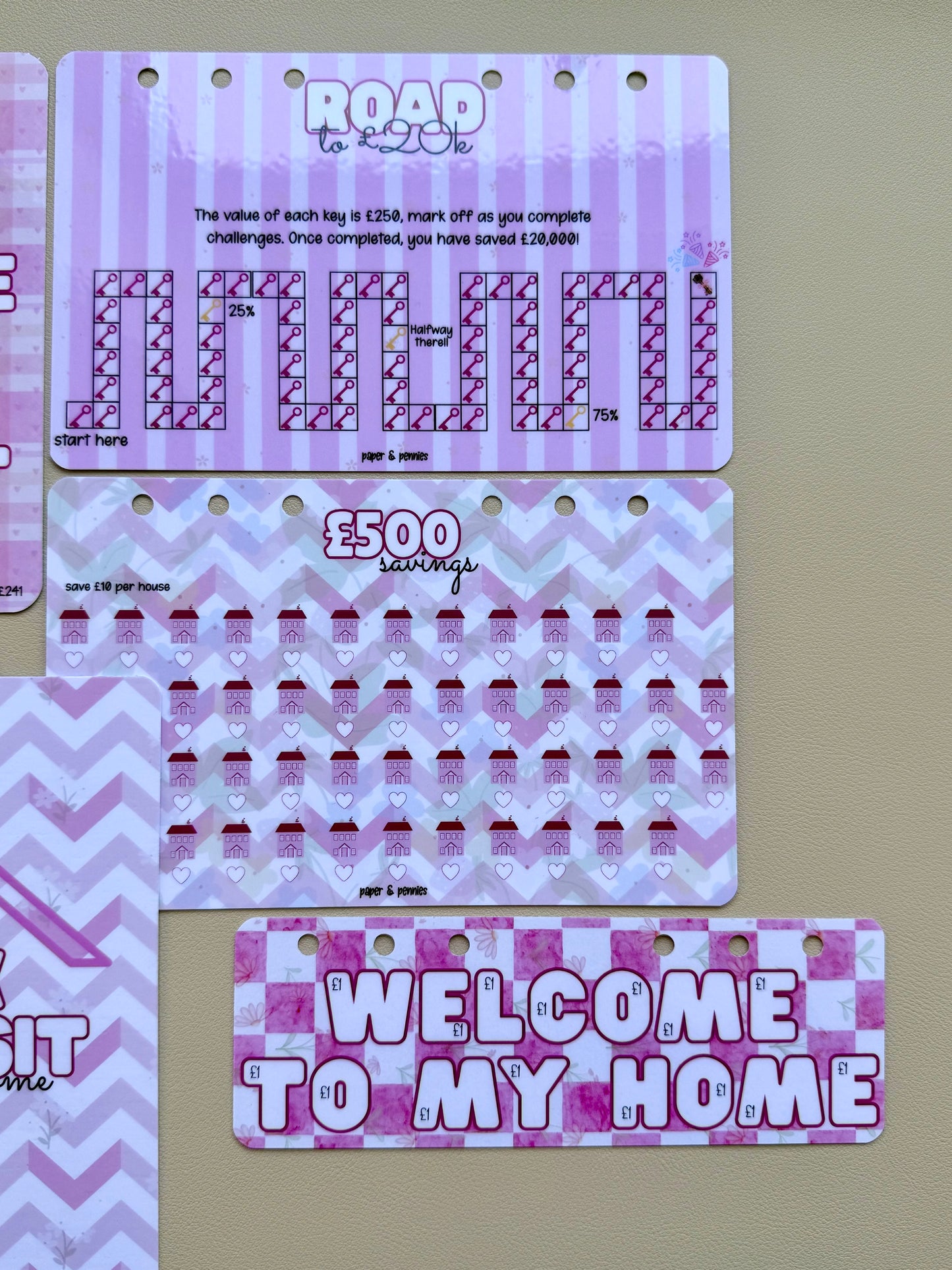 Home deposit bundle - pink