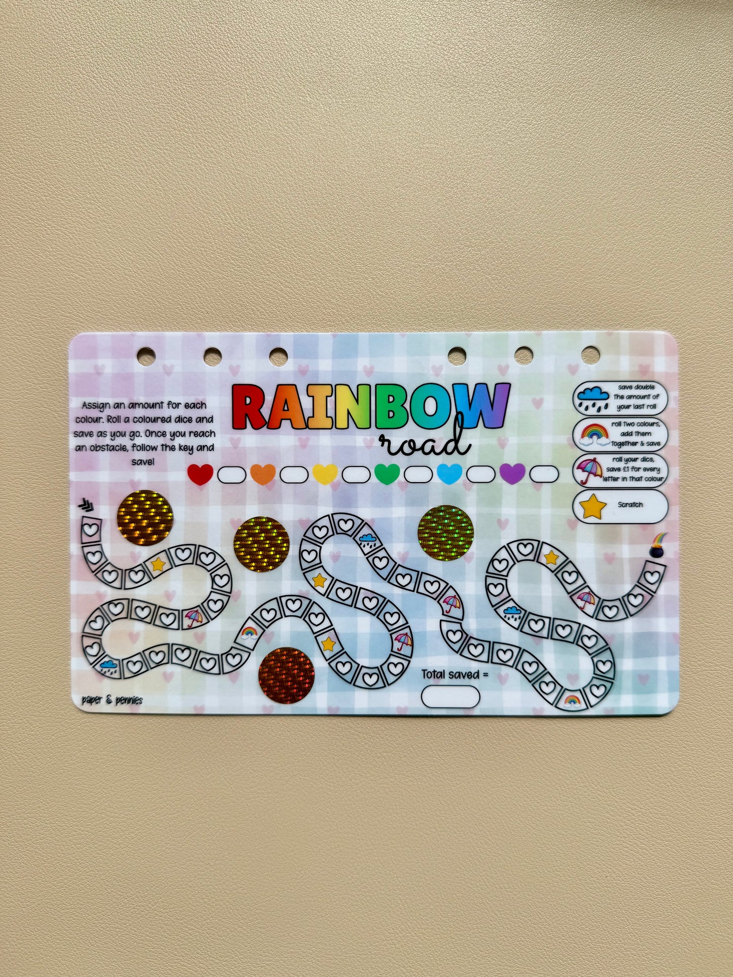 Rainbow road dashboard