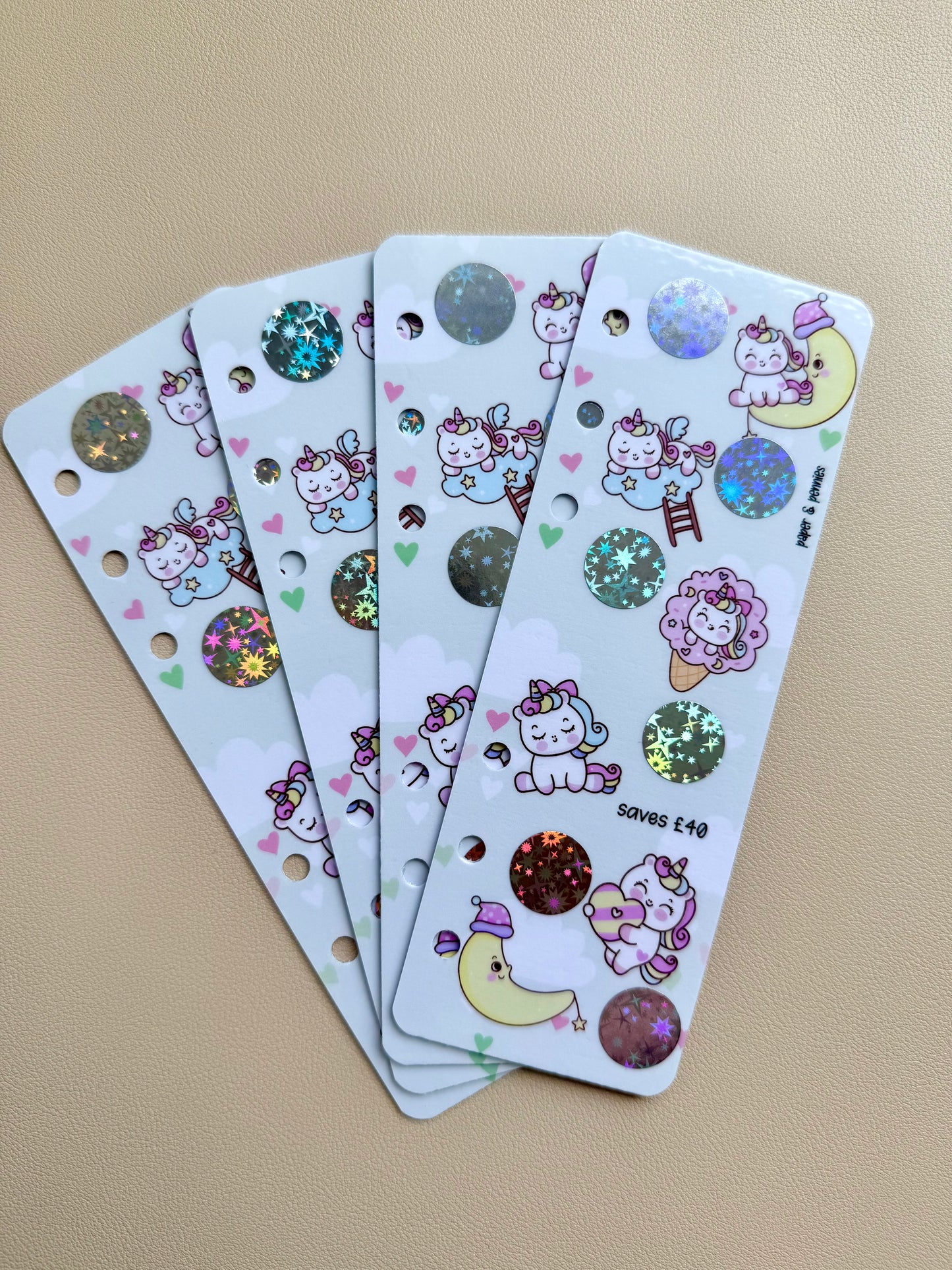 Unicorn scratch off skinny