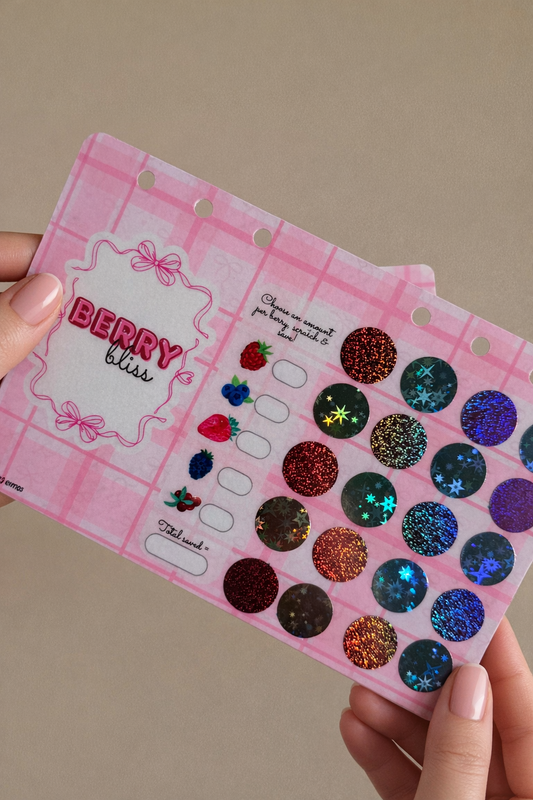 Berry Bliss Scratch Off Dashboard