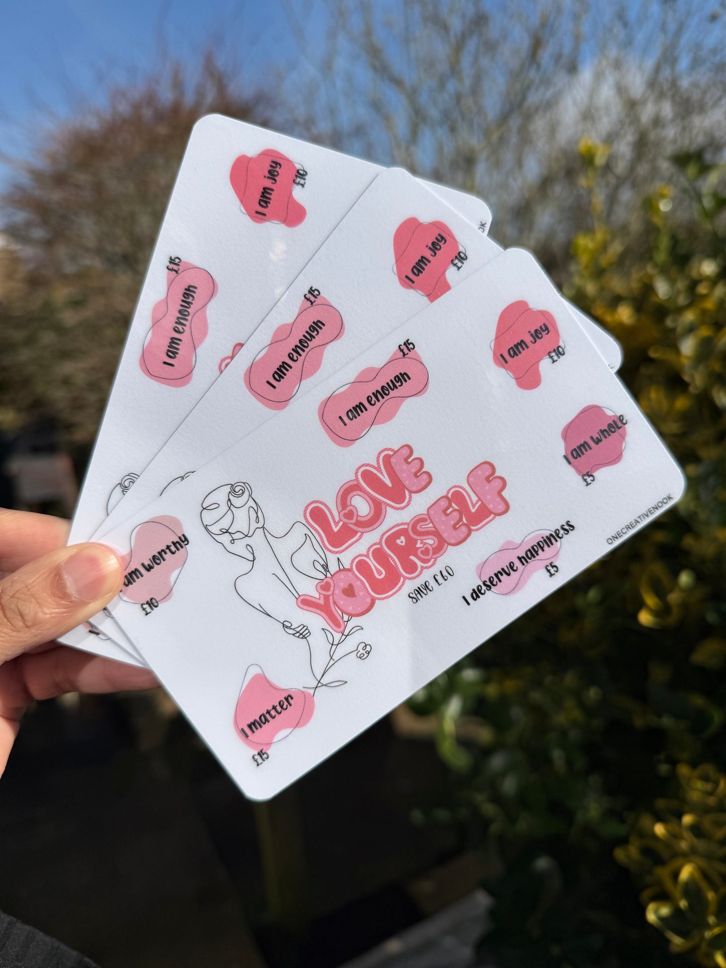 Love yourself saving tracker